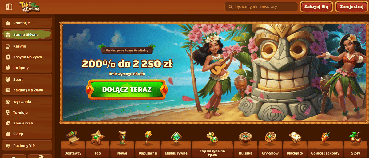 Tiki casino online