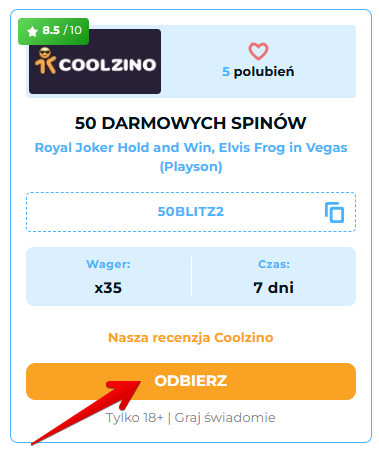 coolzino casino no deposit bonus 50 ds