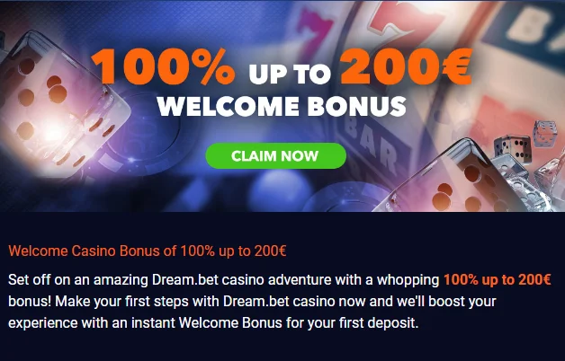 dream bet powitalny bonus