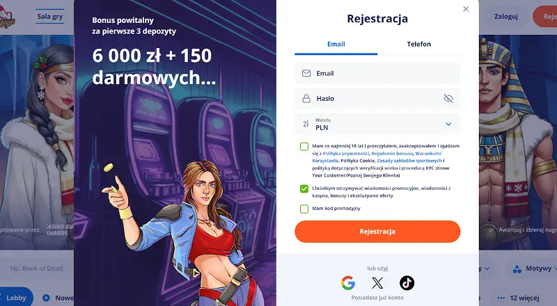e-mail haslo waluta na vulkan vegas
