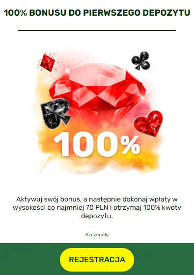 lucky bird bonus powitalny