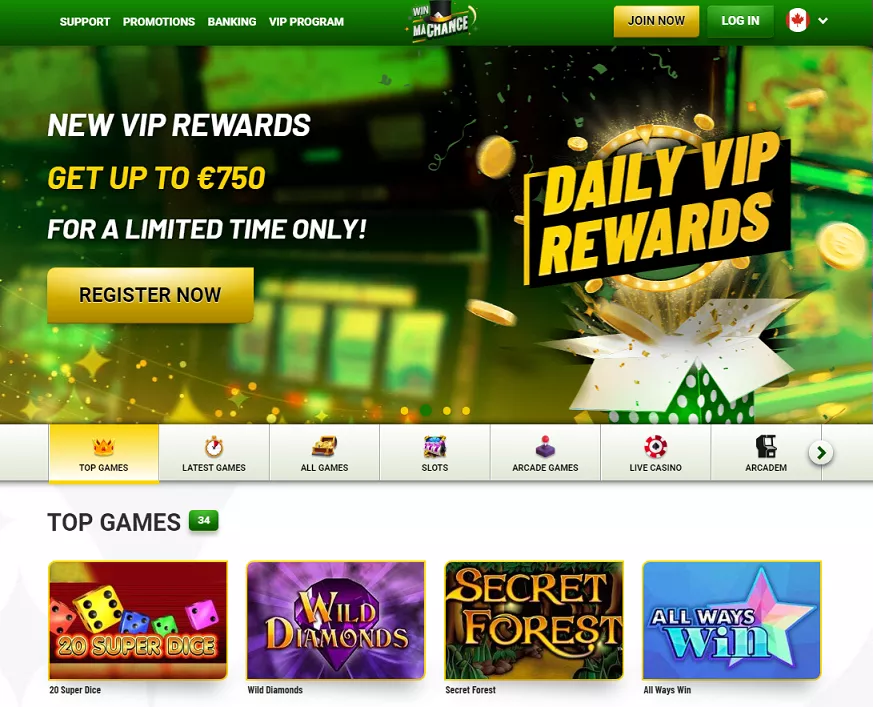 machance casino glowna strona