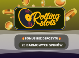 Rolling Slots bonus bez depozytu