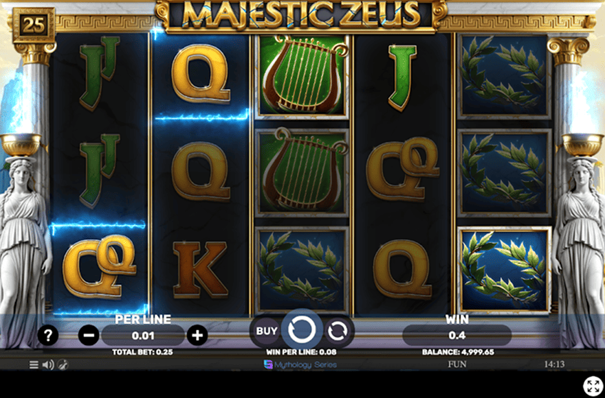 slot majestic zeus